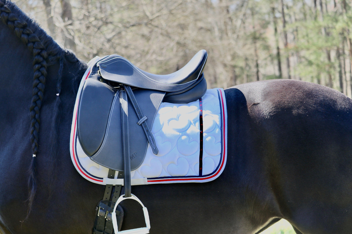 Friesian Dressage Saddle with Adjustable Tree